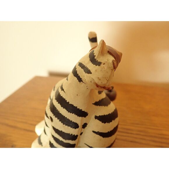 Williraye Studio Cat Sweet Treat Candy Cane Star Christmas Folk Art 2006 - Picture 6 of 7